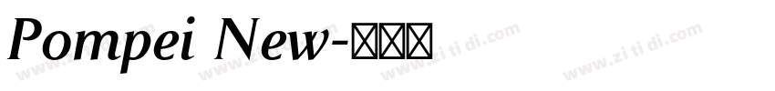 Pompei New字体转换